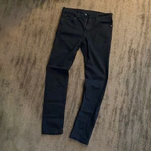 Levi Jeans Black slim skinny fit 31x32, like NEW
